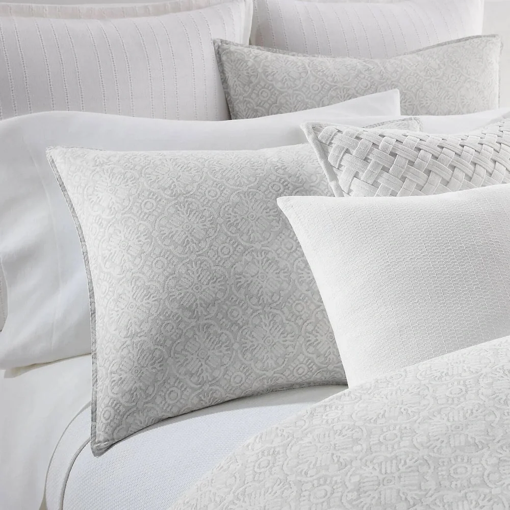 Lauren Ralph Lauren Emilia Tonal Medallion King Duvet Cover 3-Pc Set NEW $430